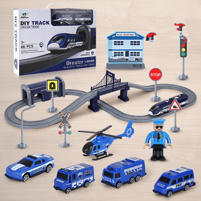 Children's train track toy