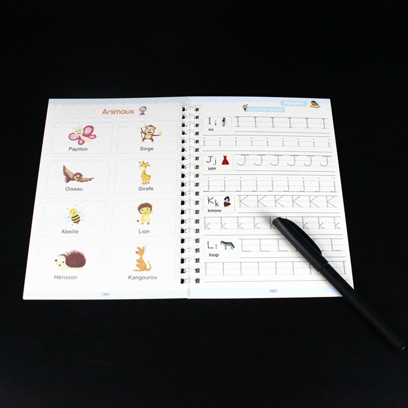 Copying Children's Groove French Writing Book Exercise