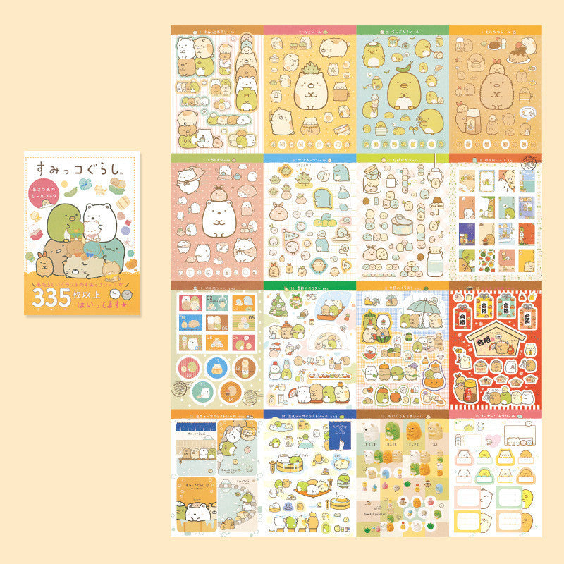 Writing Paper Stickers Hand Account DIY Decoration 16Pieces