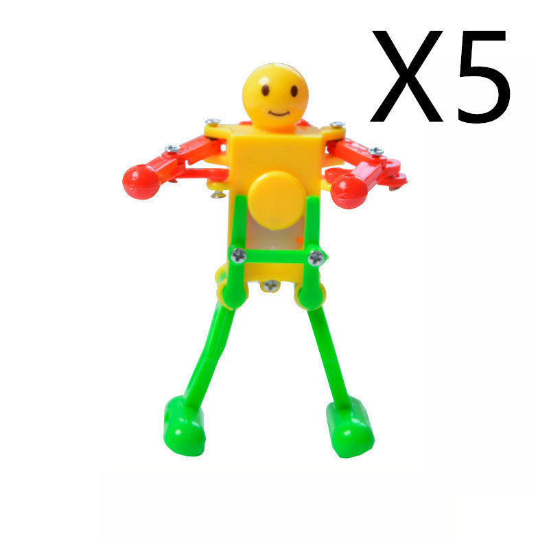Clockwork Dancing Robot Clockwork Gymnastics Creative Small Toys