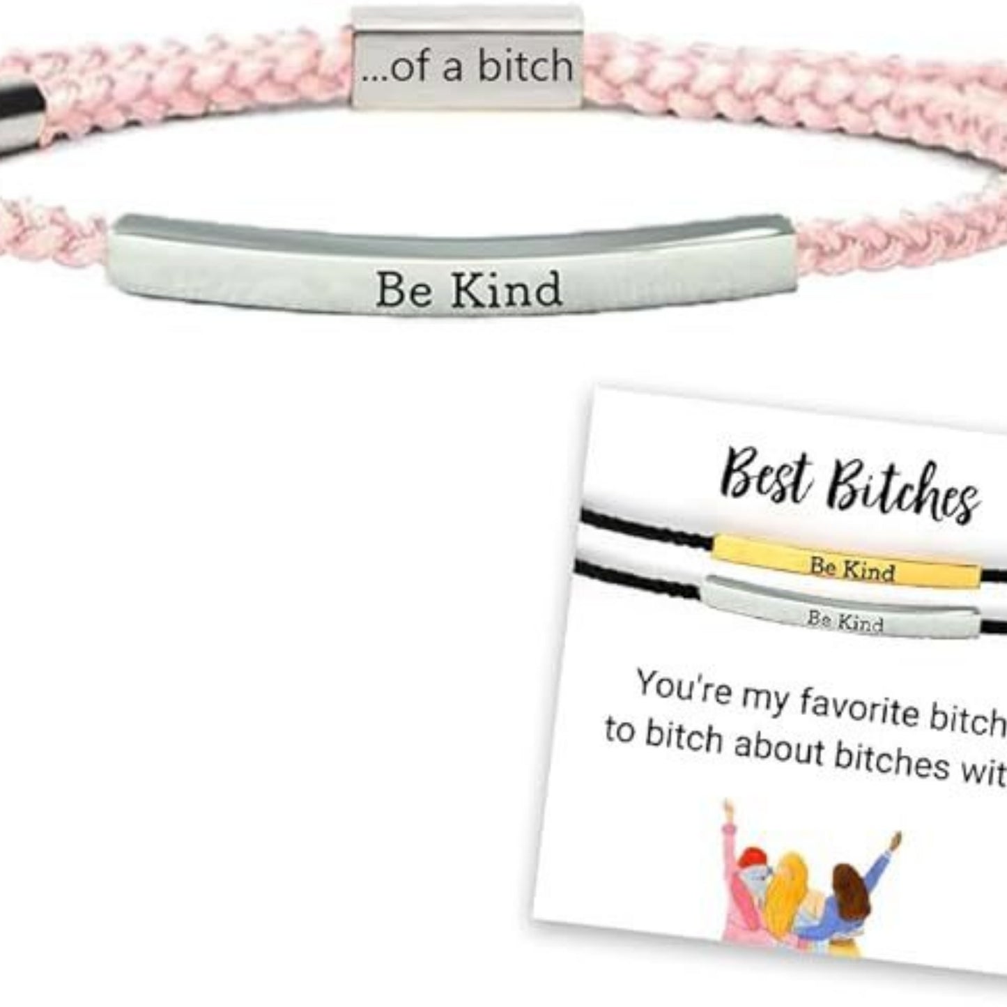 Adjustable Bent Tube Engraved Bracelet