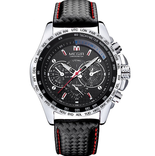 Original 1010 Leather Strap Waterproof Quartz Luxury Business Mens Watches