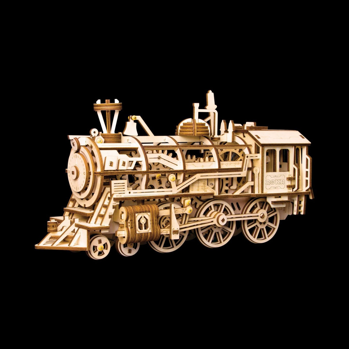 Steam Train 3D Three-dimensional Puzzle Mechanical Intelligence Toy