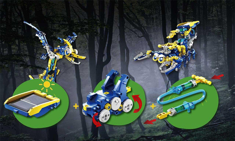 DIY Experiment 12-in-1 Hundred Battle Tianlong Educational Toy Model Assembly