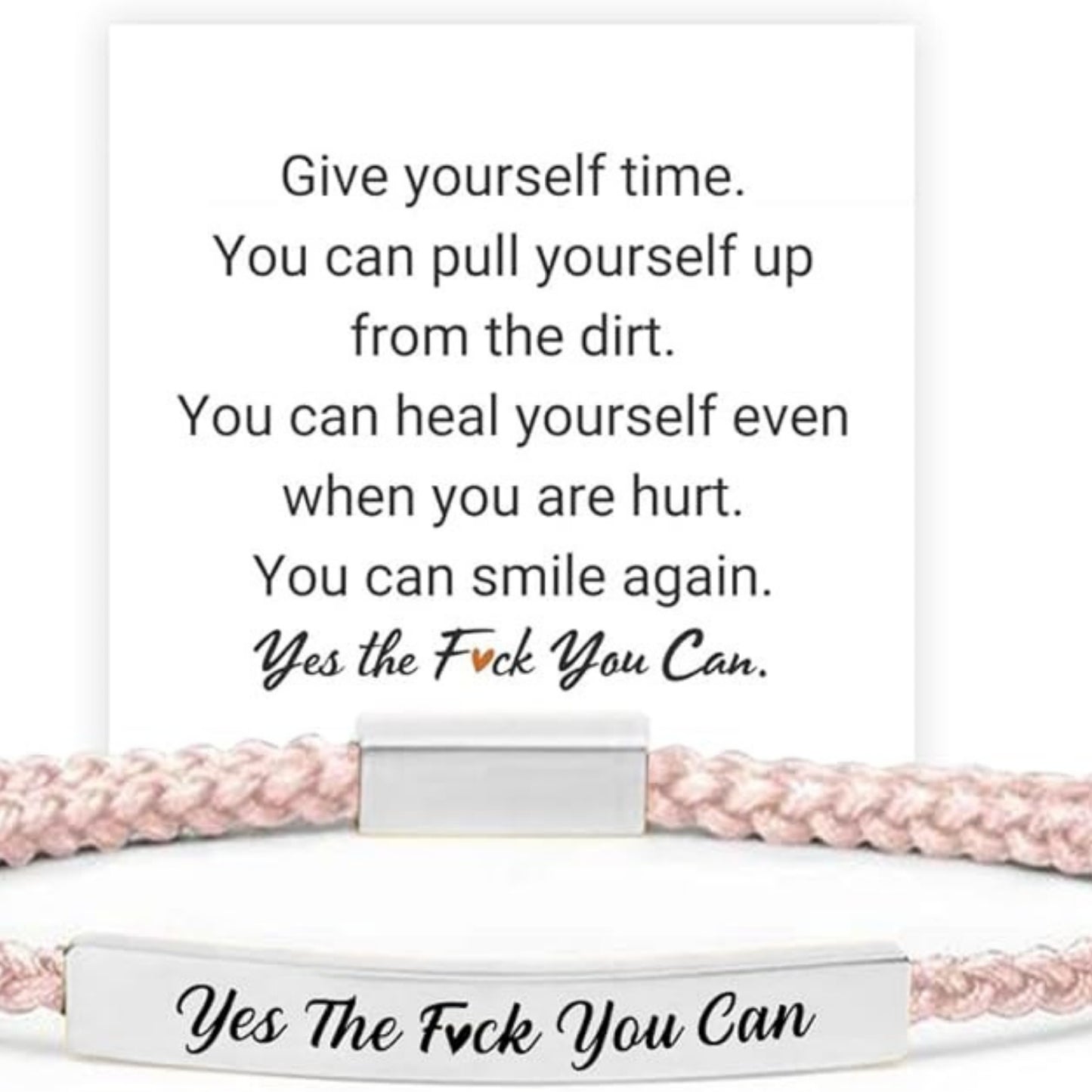 Adjustable Bent Tube Engraved Bracelet