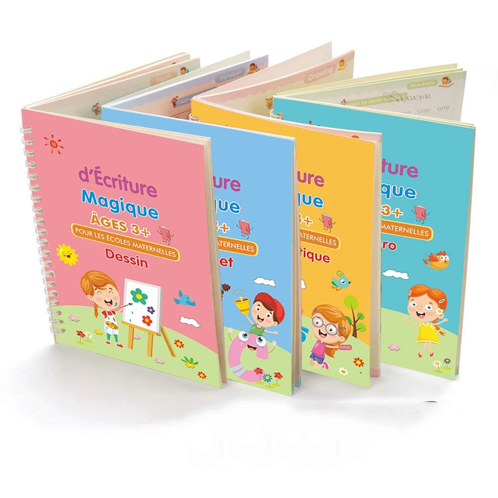 Copying Children's Groove French Writing Book Exercise