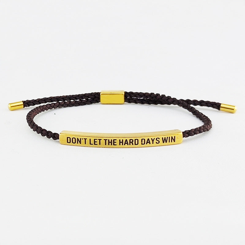 Hand-woven Adjustable Letter Carrying Strap Pineapple Rope