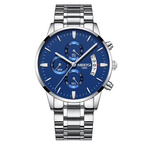 Top Brand Luxury Waterproof Full Steel Quartz Gold Clock Men