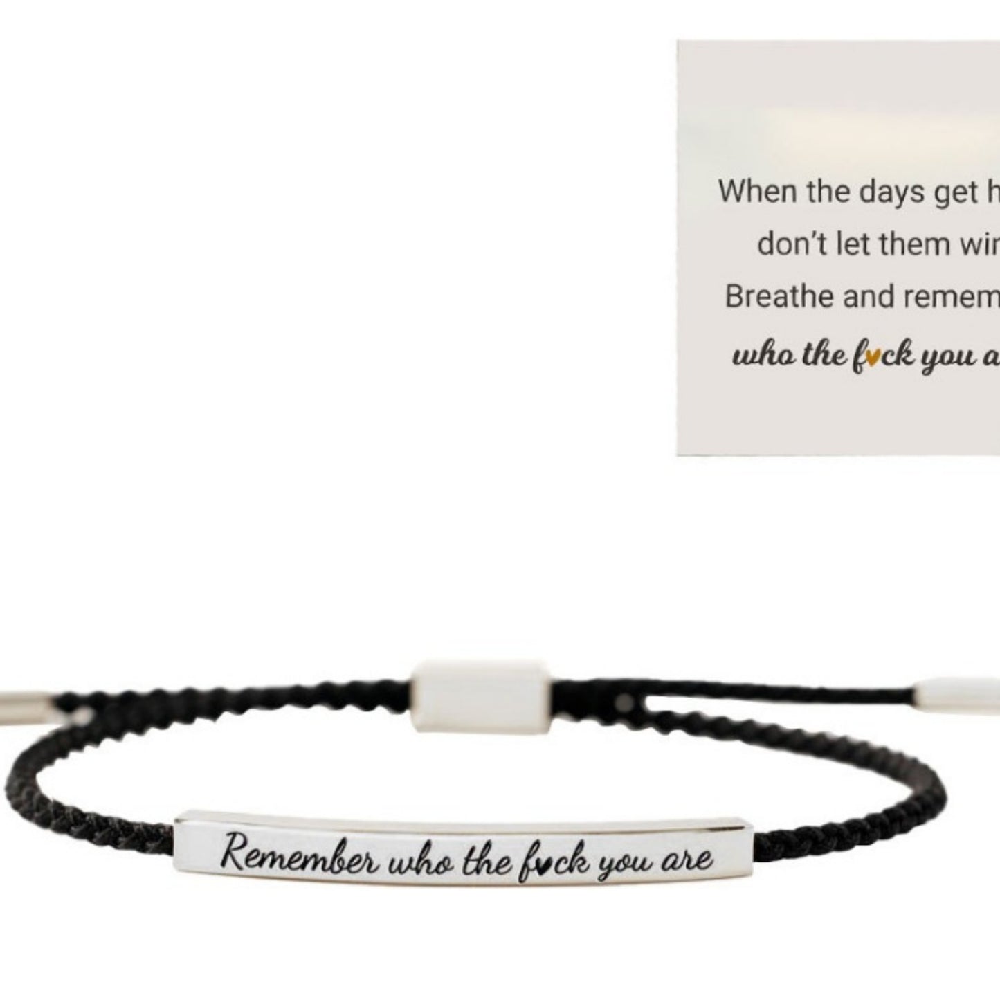 Adjustable Bent Tube Engraved Bracelet