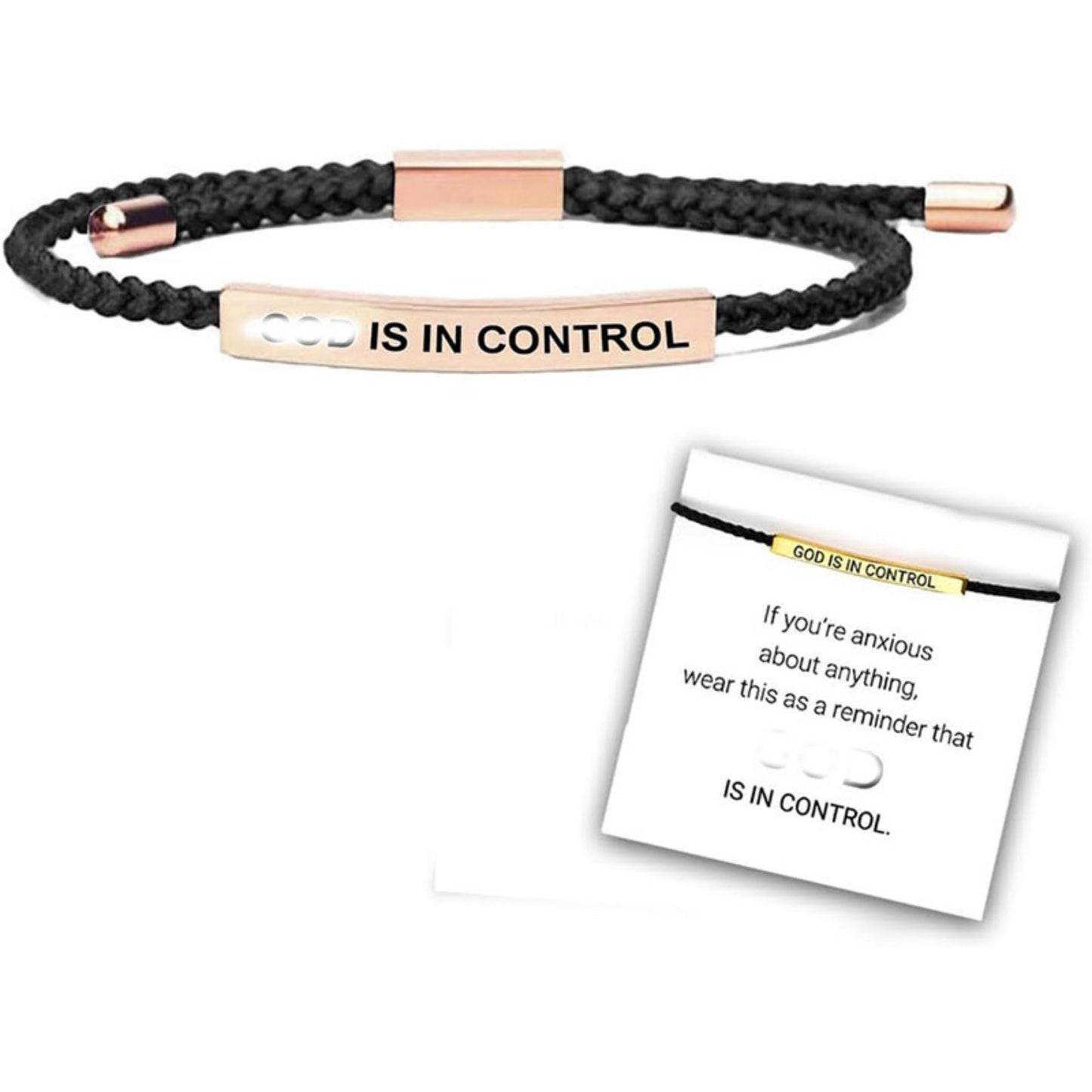 Adjustable Bent Tube Engraved Bracelet