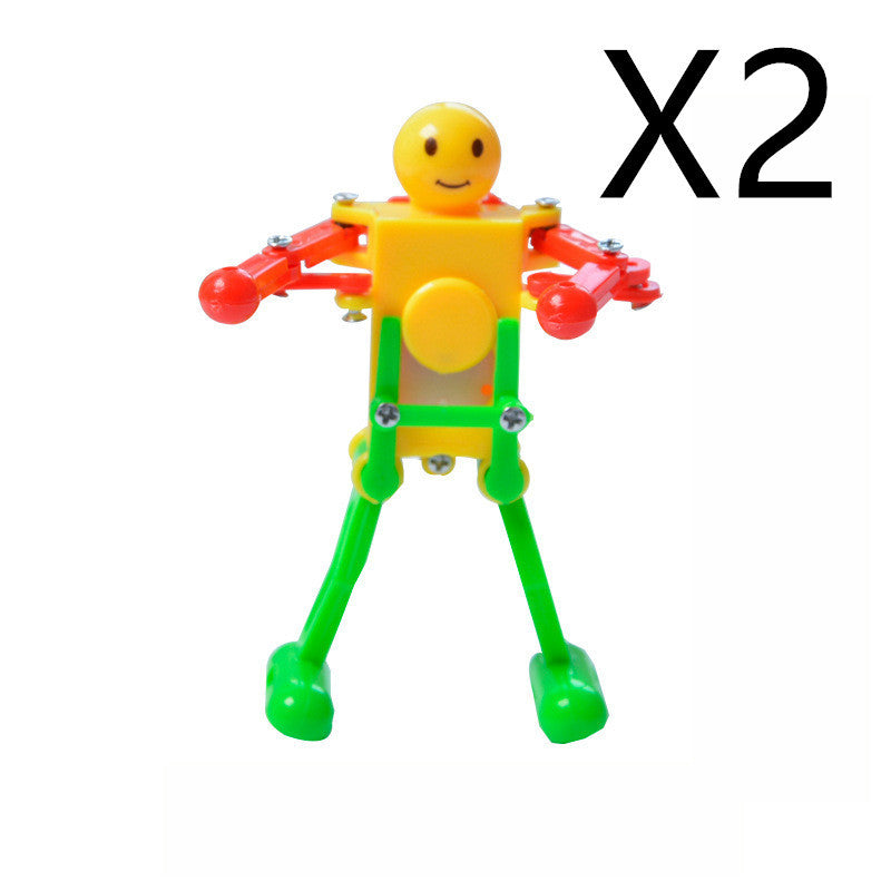 Clockwork Dancing Robot Clockwork Gymnastics Creative Small Toys
