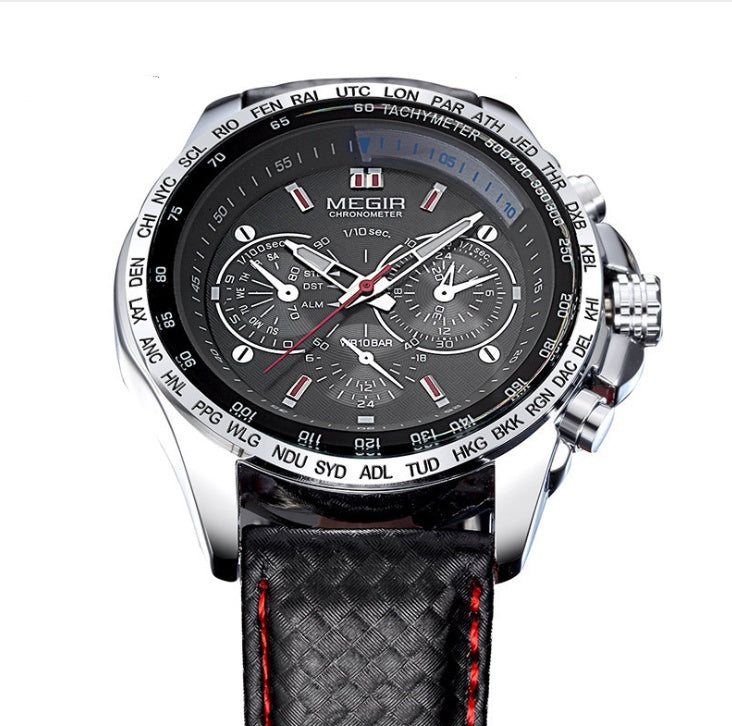 Original 1010 Leather Strap Waterproof Quartz Luxury Business Mens Watches