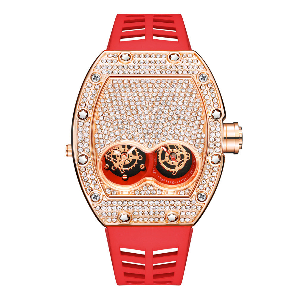 Diamond Personality Men's Quartz Watch