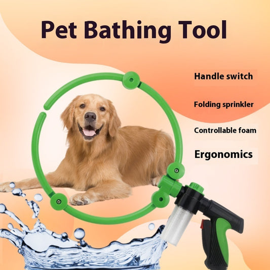360 Degree Cleaning Foldable Portable Pet Shower