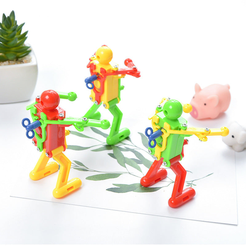 Clockwork Dancing Robot Clockwork Gymnastics Creative Small Toys