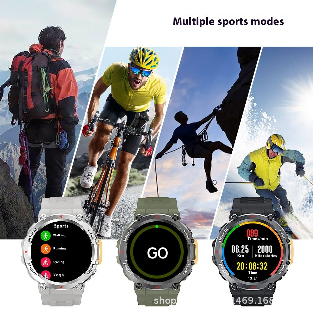 New Bluetooth Calling Three-proof Outdoor Sport Step Counting Waterproof Sleep Smart Watch