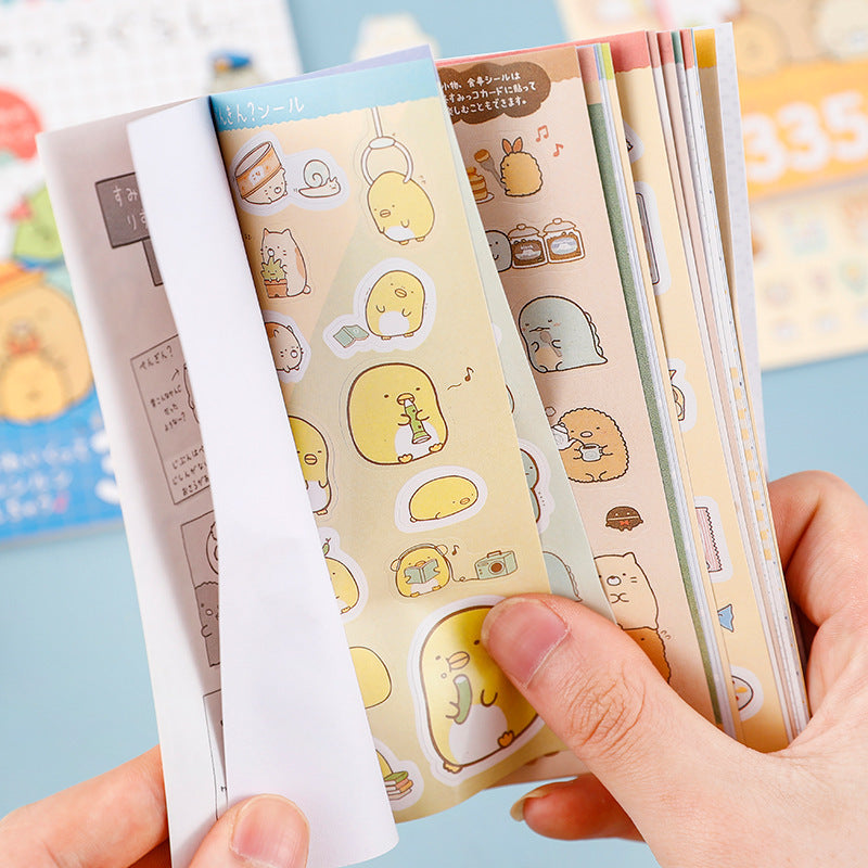 Writing Paper Stickers Hand Account DIY Decoration 16Pieces