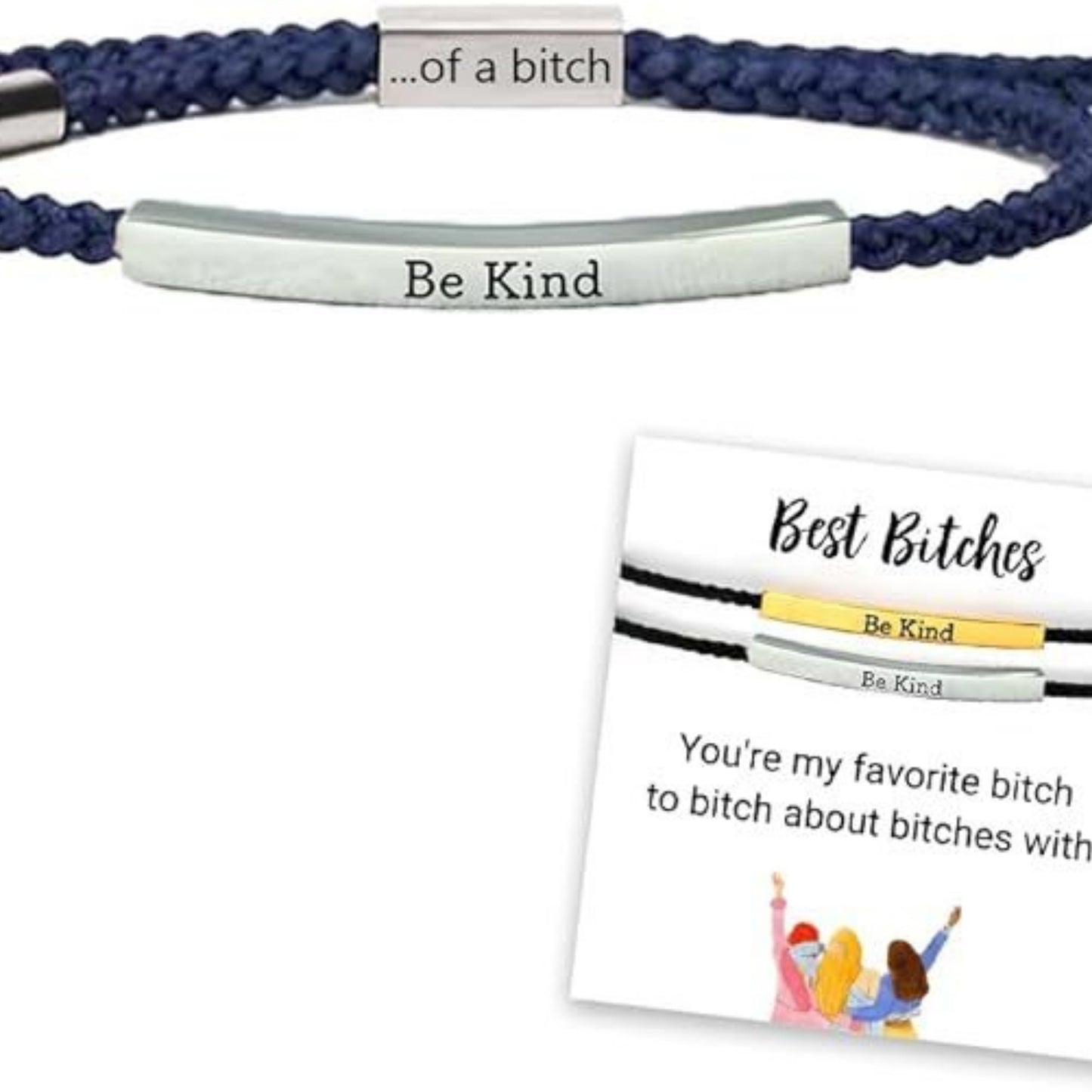 Adjustable Bent Tube Engraved Bracelet