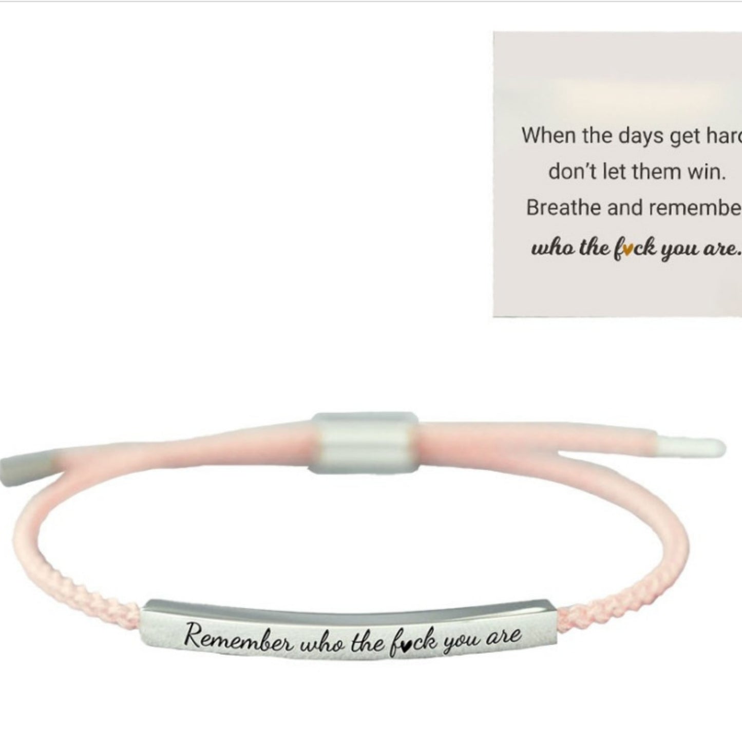 Adjustable Bent Tube Engraved Bracelet