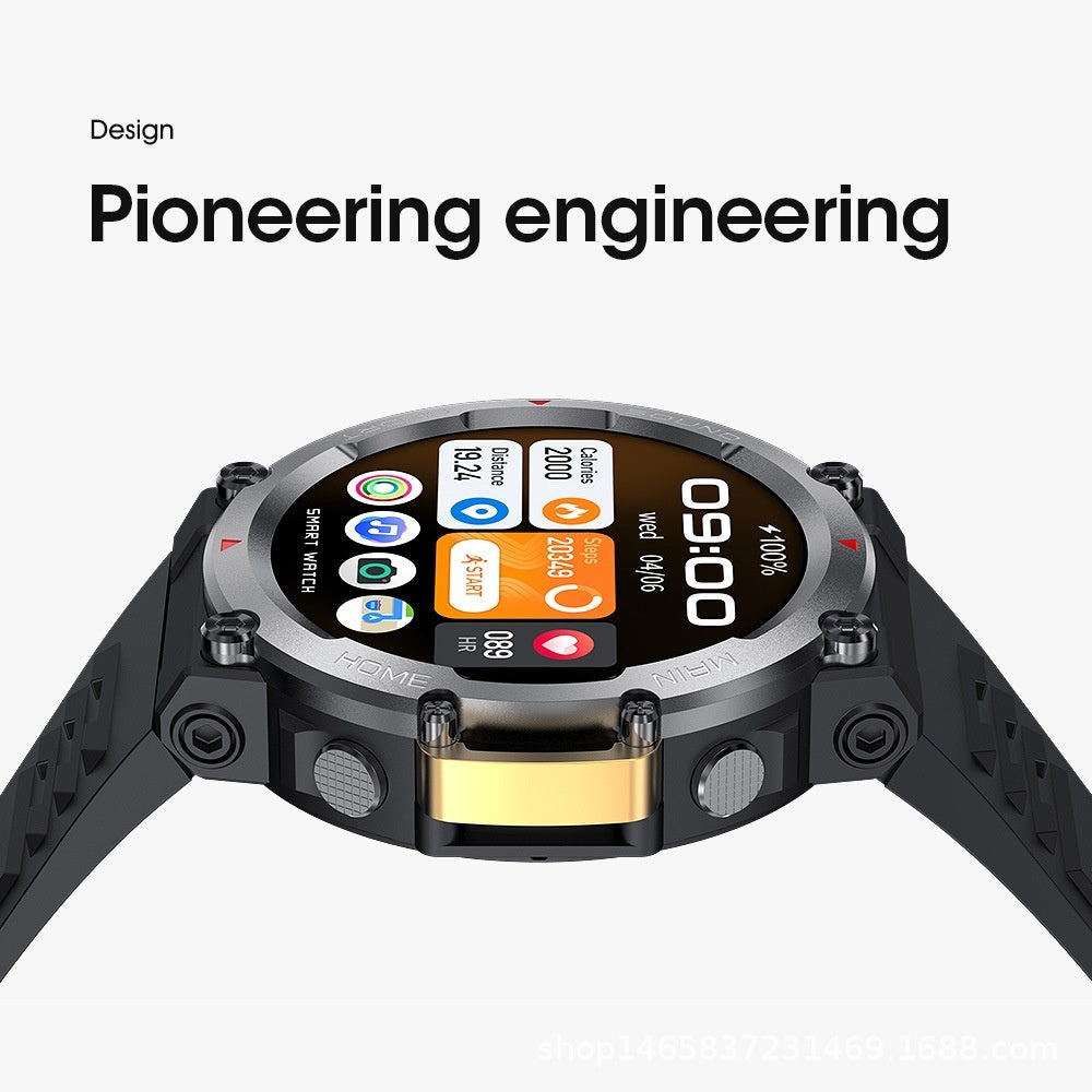 New Bluetooth Calling Three-proof Outdoor Sport Step Counting Waterproof Sleep Smart Watch