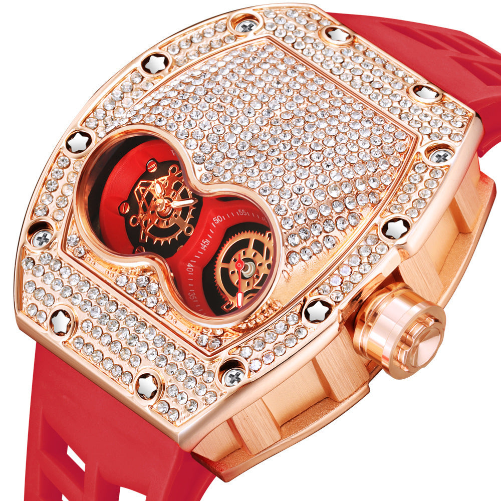 Diamond Personality Men's Quartz Watch