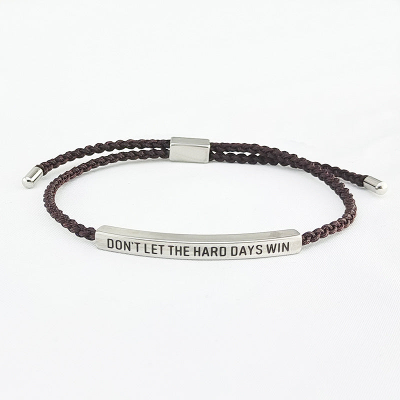 Hand-woven Adjustable Letter Carrying Strap Pineapple Rope