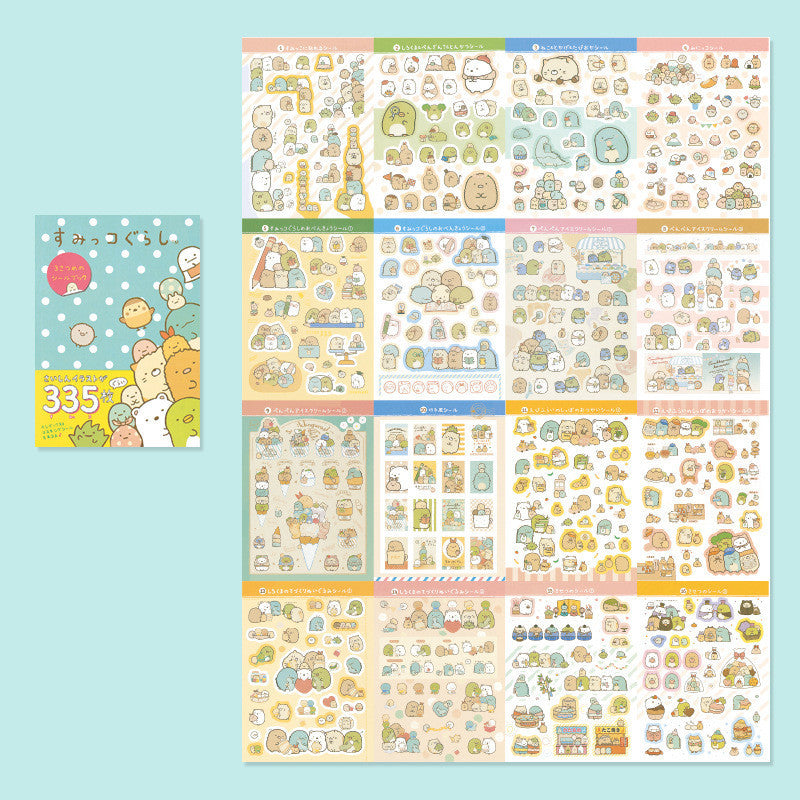 Writing Paper Stickers Hand Account DIY Decoration 16Pieces