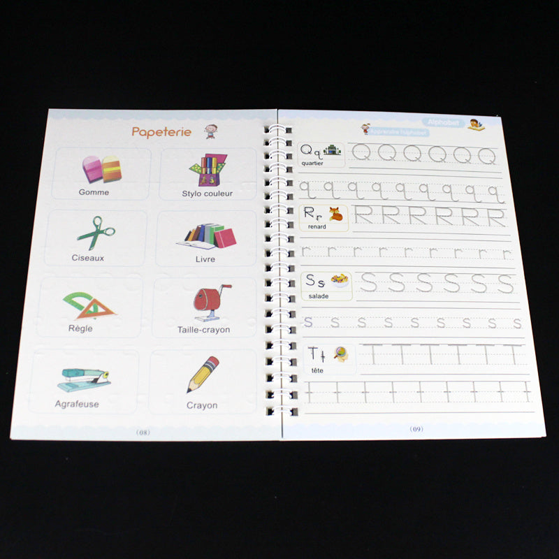 Copying Children's Groove French Writing Book Exercise