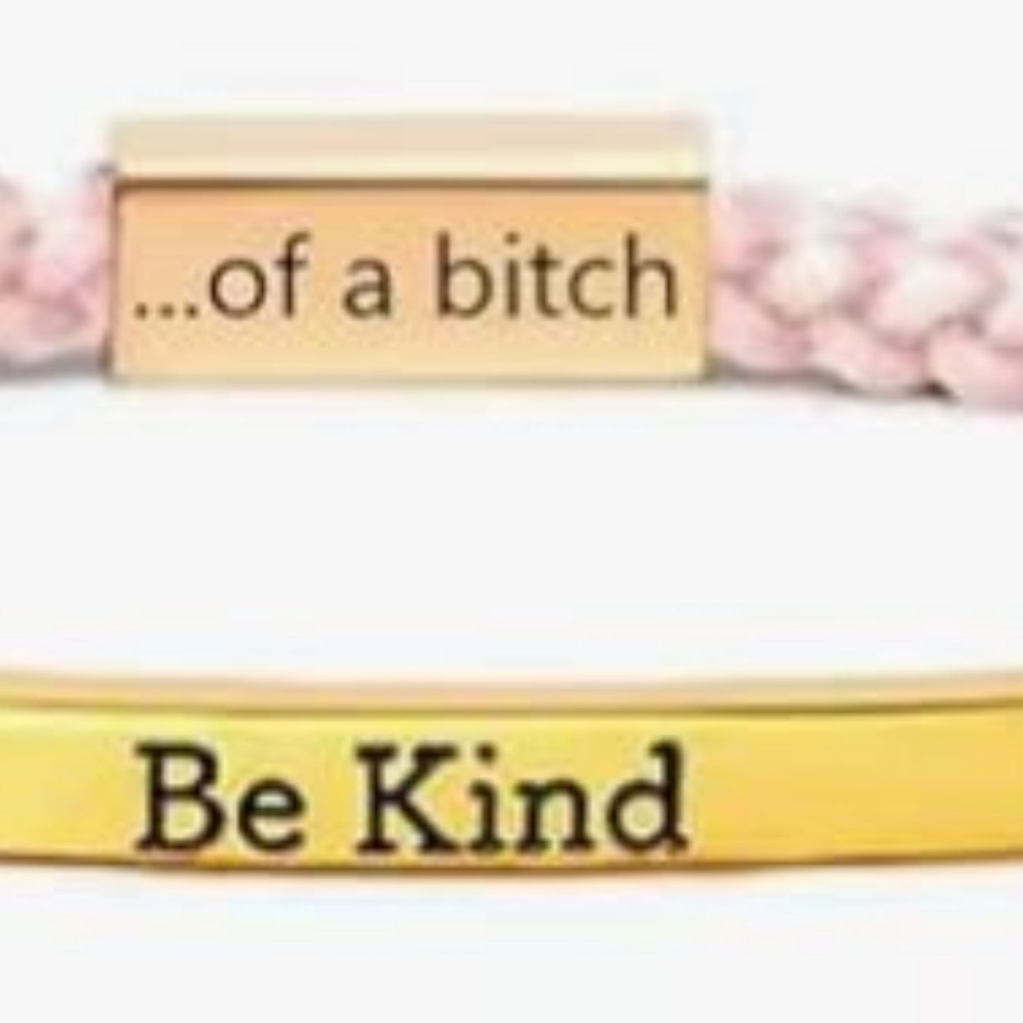 Adjustable Bent Tube Engraved Bracelet