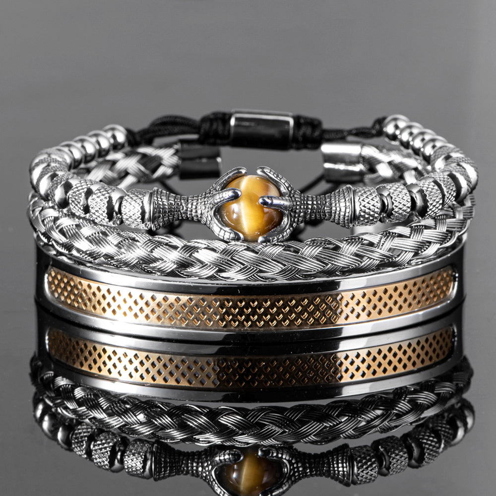 Bracelet Suit Stainless Steel Twist Bracelet