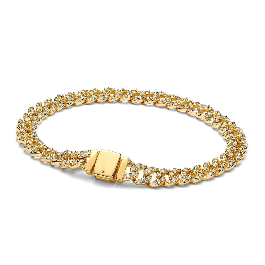 Beaded Rose Gold Stretchable Adjustable Fashion Bracelet