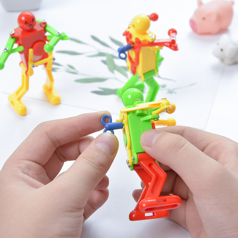 Clockwork Dancing Robot Clockwork Gymnastics Creative Small Toys