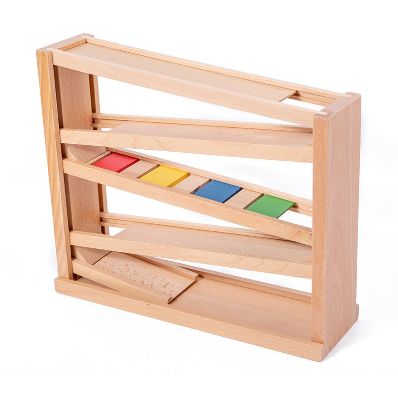Wooden 2-in-1 Roller Glider Parking Toy