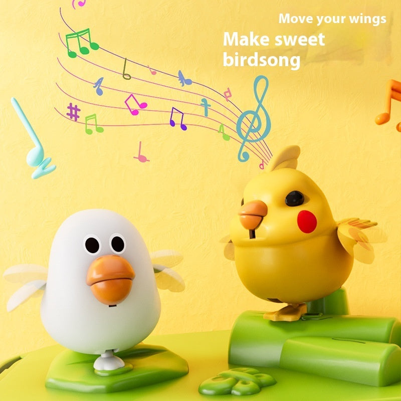 Talking Birdcage Aquarium Children's Light Music Educational Toys