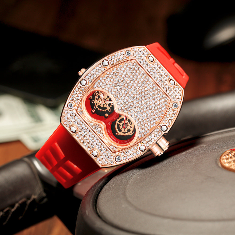 Diamond Personality Men's Quartz Watch