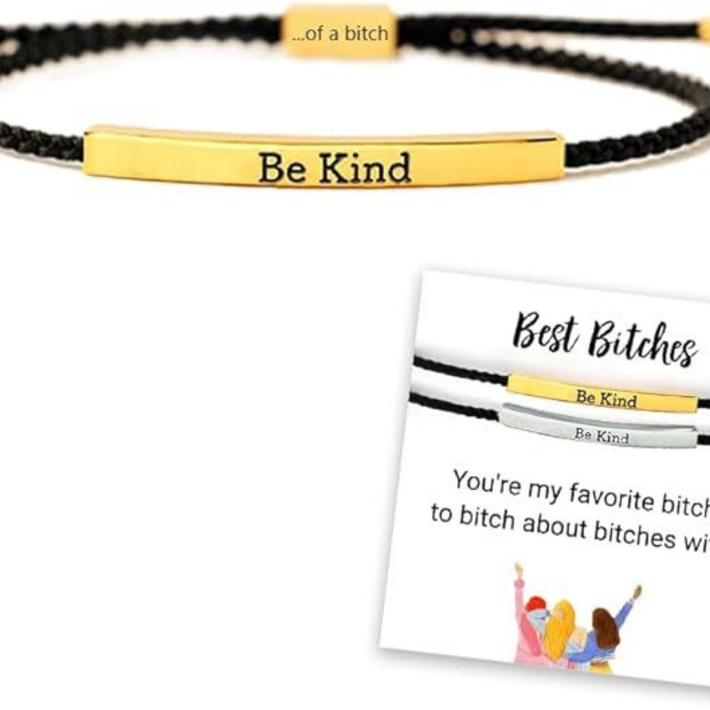 Adjustable Bent Tube Engraved Bracelet