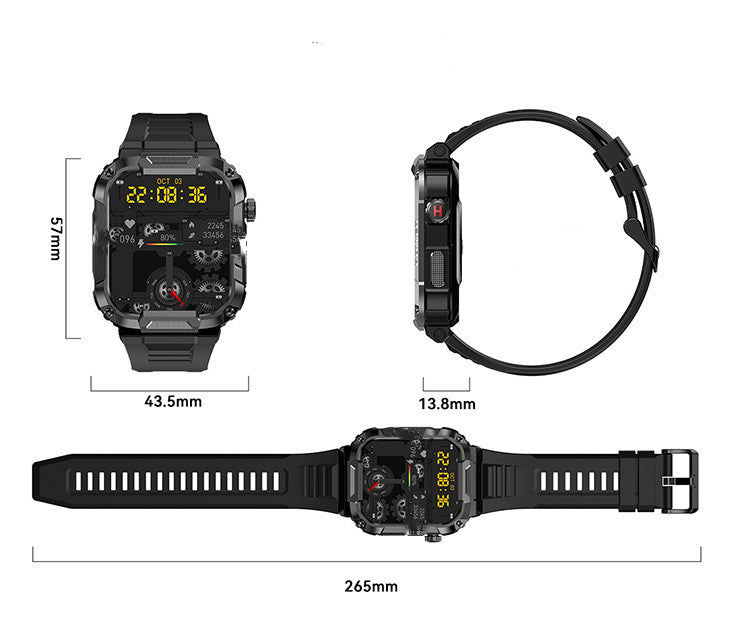 MK66 Smart Watch Bluetooth Call 400MAH Battery