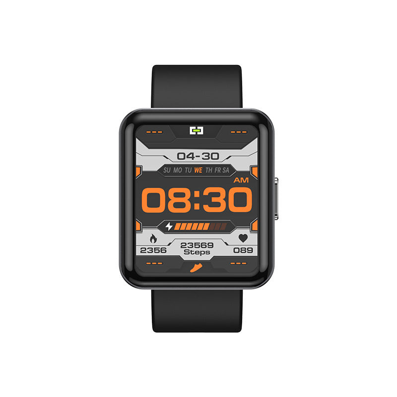 Smart Bluetooth Sports Watch Real-time Heart Rate Blood Oxygen Body Temperature Alarm Weather
