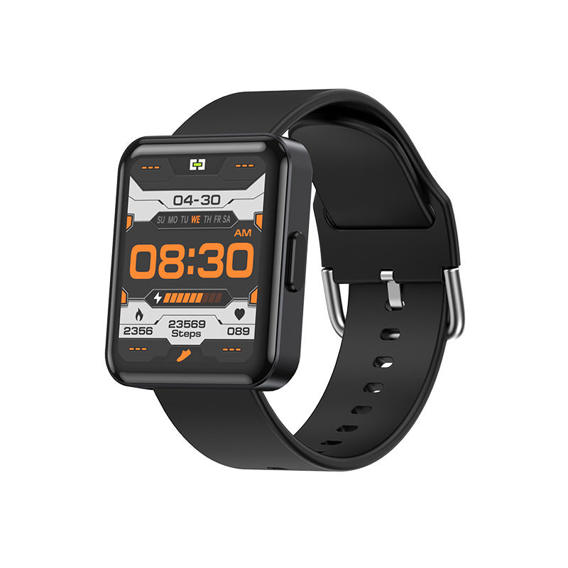 Smart Bluetooth Sports Watch Real-time Heart Rate Blood Oxygen Body Temperature Alarm Weather