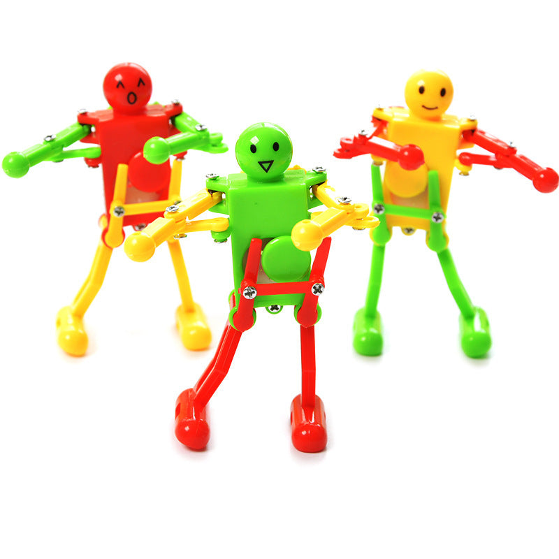 Clockwork Dancing Robot Clockwork Gymnastics Creative Small Toys