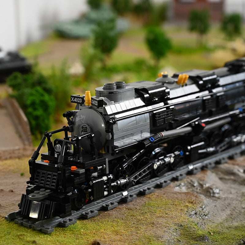 Small Particle Assembly Steam Train Building Block Toy