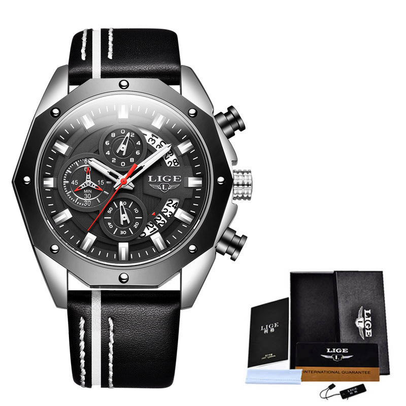 Top Brand Luxury Silicone Sport Waterproof Wristwatch Chronograph