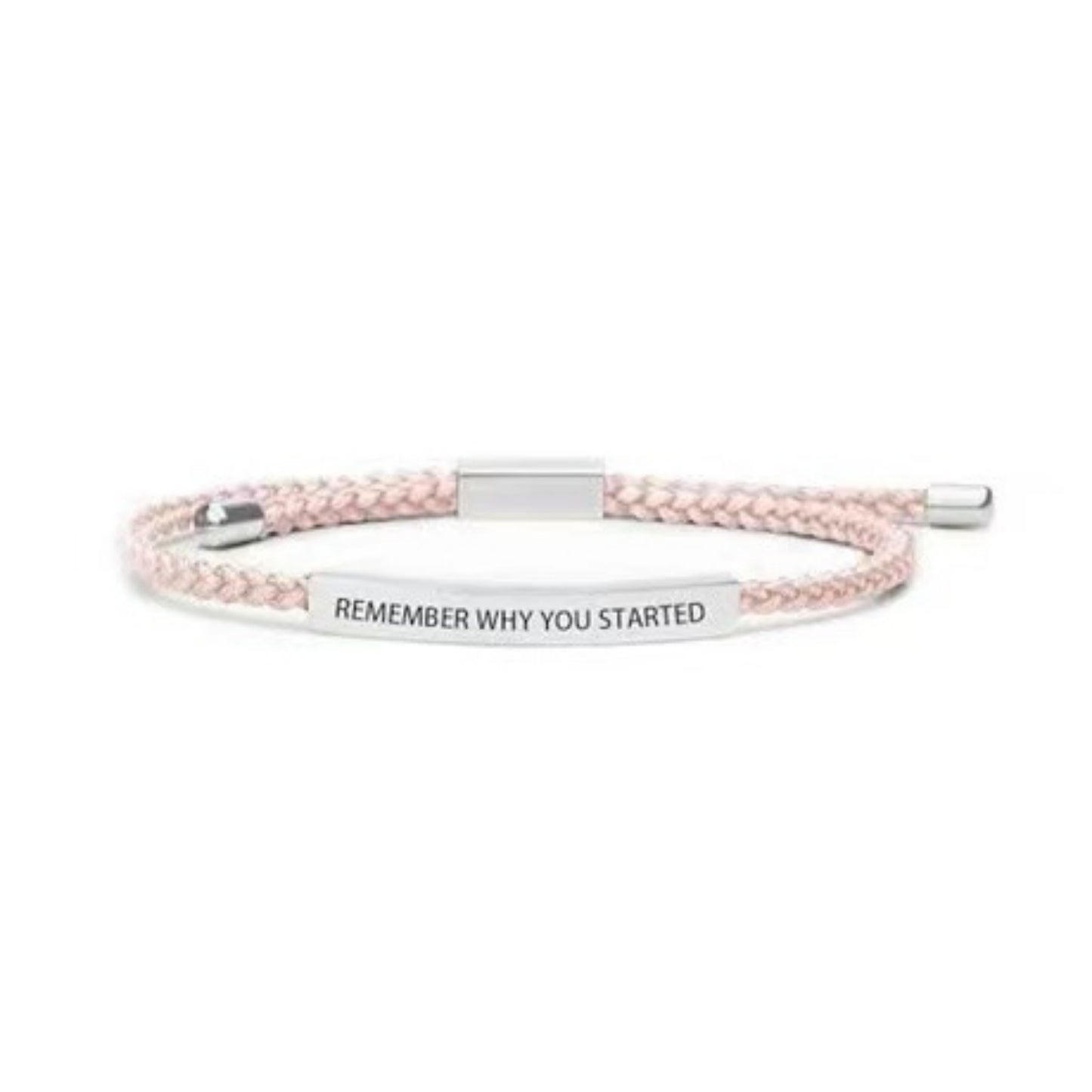 Adjustable Bent Tube Engraved Bracelet