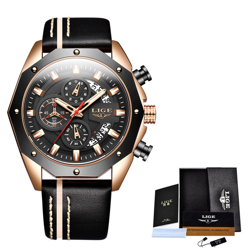 Top Brand Luxury Silicone Sport Waterproof Wristwatch Chronograph