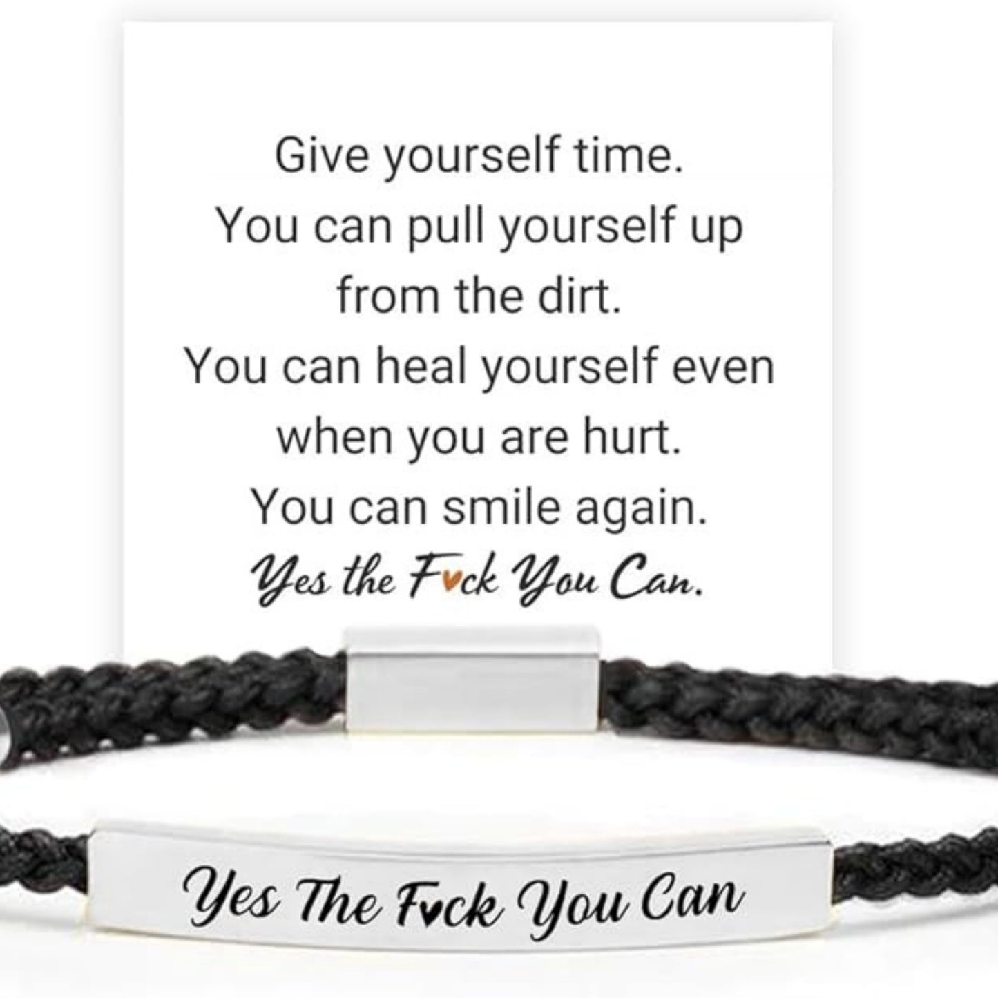 Adjustable Bent Tube Engraved Bracelet